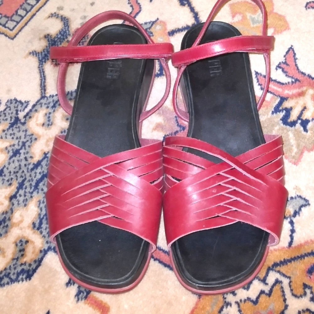 Red Camper Sandals 8 38